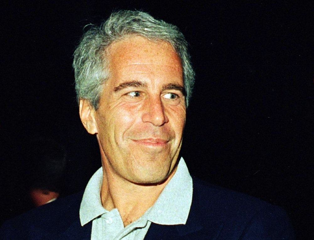 Jeffrey Epstein during a party on Feb. 12, 2000 at the Mar-a-Lago club in Palm Beach, FL.