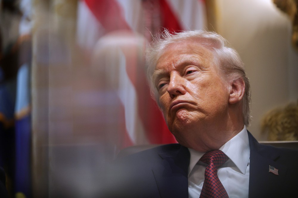 President Donald Trump in the White House.