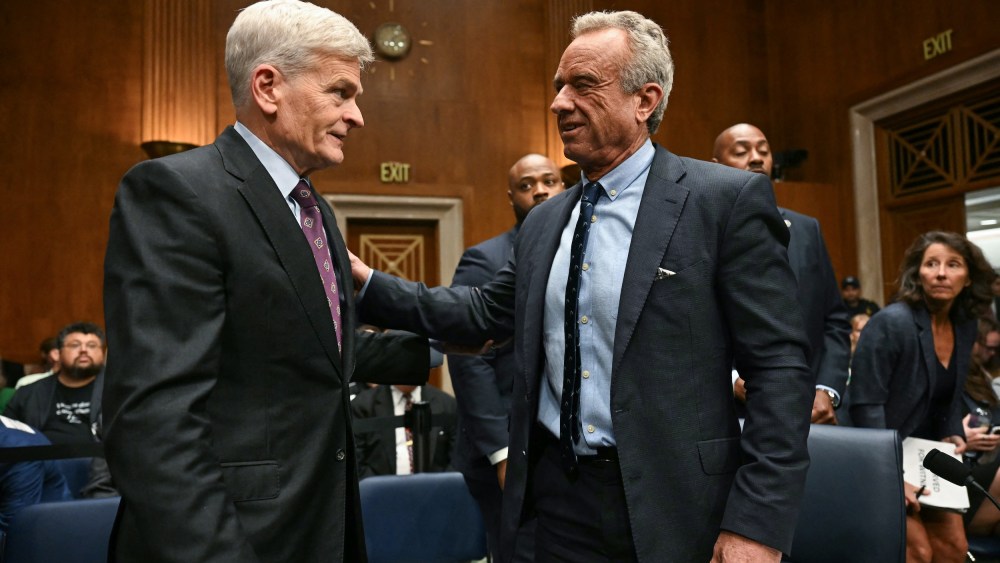 Sen. Bill Cassidy and HHS Secretary Robert F. Kennedy Jr.