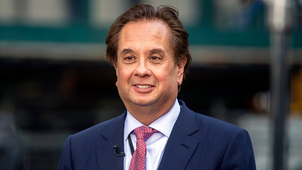 Attorney George Conway outside a New York City courthouse on April 30, 2024.