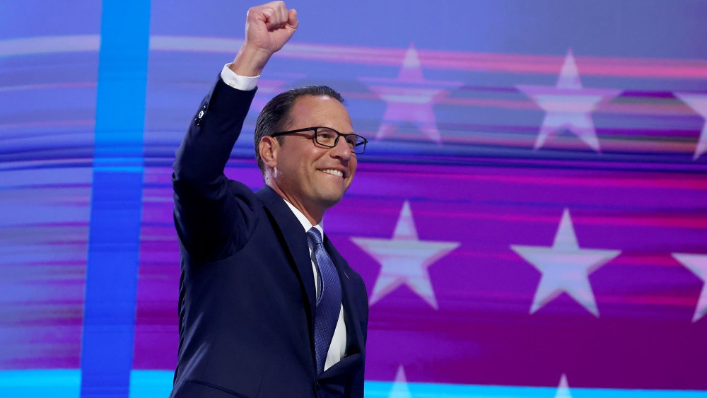 Governor of Pennsylvania Josh Shapiro during the Democratic National Convention on Aug. 21, 2024, in Chicago.