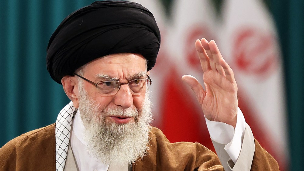 Iran's Supreme Leader Ayatollah Ali Khamenei on May 10, 2024, in Tehran.