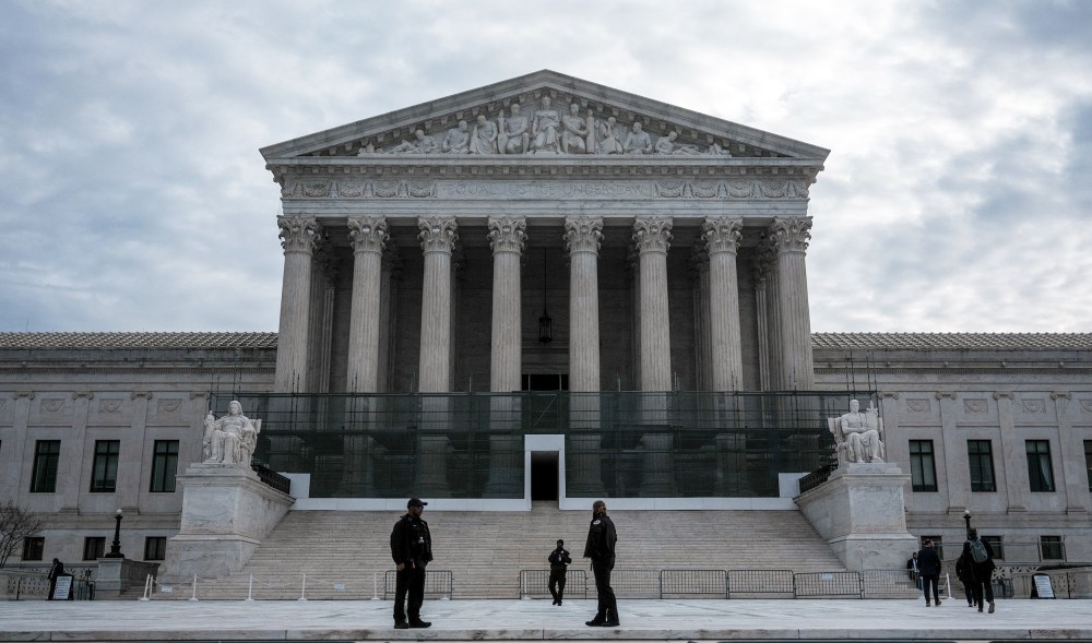 The US Supreme Court building on Jan. 14, 2026.