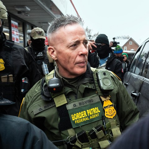 U.S. Border Patrol commander Gregory Bovino on Jan. 21, 2026, in Minneapolis.
