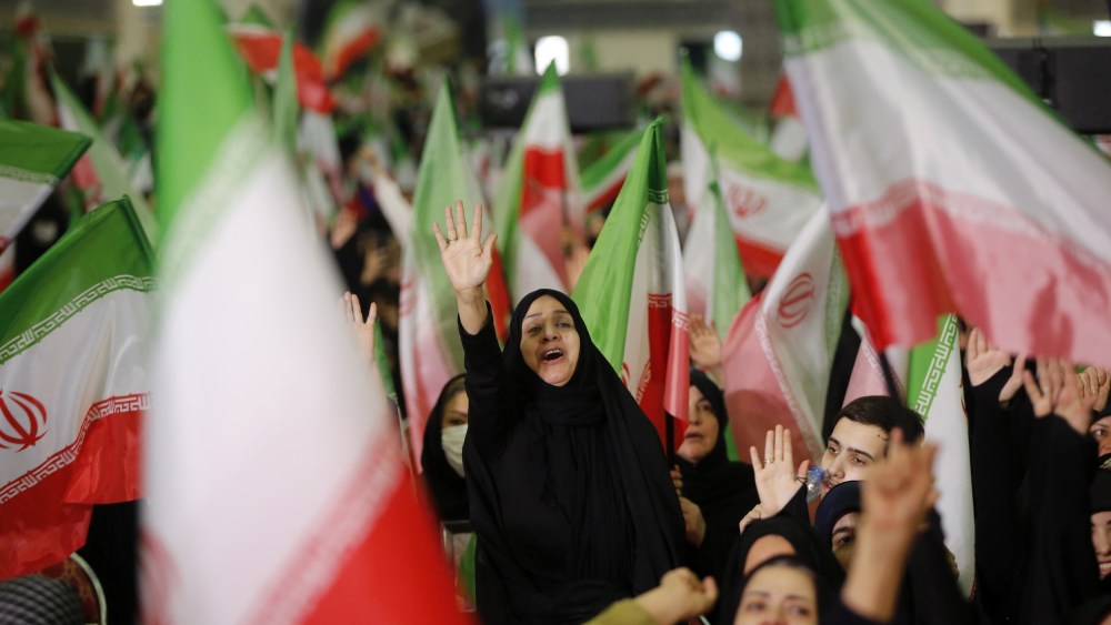 People attend a 40th-day memorial ceremony for those who lost their lives in protests held in January at Imam Khomeini Mosque in Tehran, Iran on February 17, 2026.