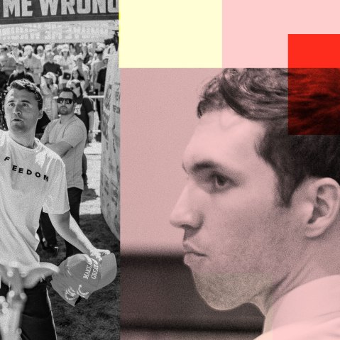 Photos of Tyler Robinson and Charlie Kirk