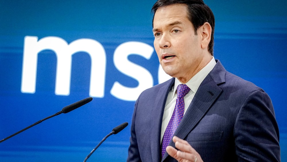 Marco Rubio speaks at the Munich Security Conference