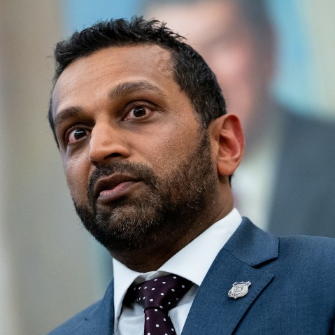 Kash Patel, from the shoulders up.