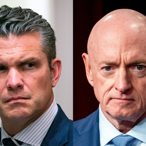 Pete Hegseth; Mark Kelly.