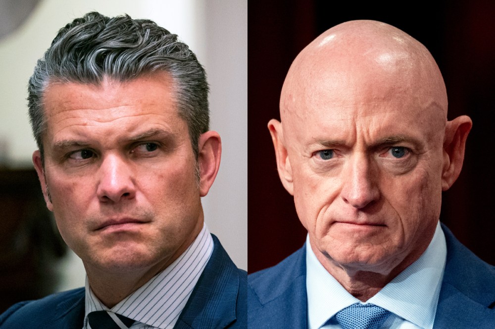 Pete Hegseth; Mark Kelly.