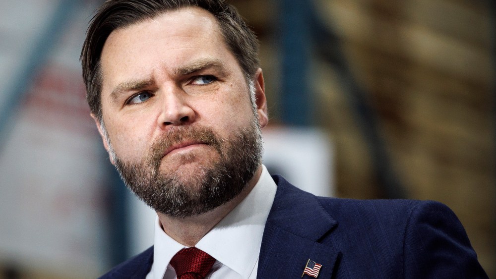 A close up of JD Vance.
