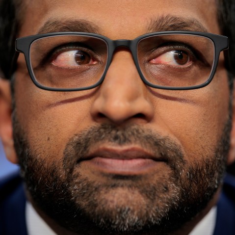 Kash Patel testifies before the Senate Judiciary Committee.