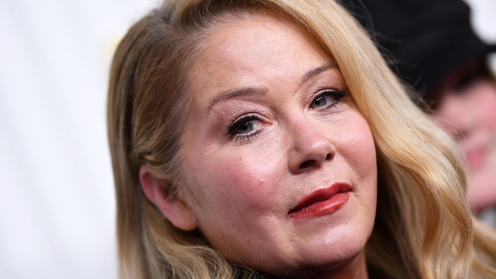 A close up of Christina Applegate.