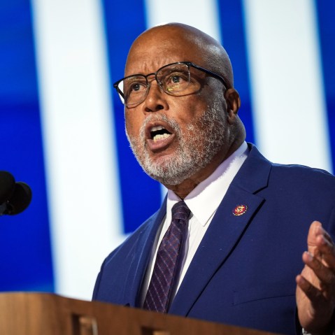 Rep. Bennie Thompson during the third day of the Democratic National Convention.