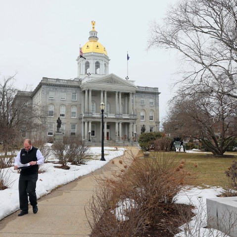 New Hampshire State House, the state capitol building of New Hampshire.