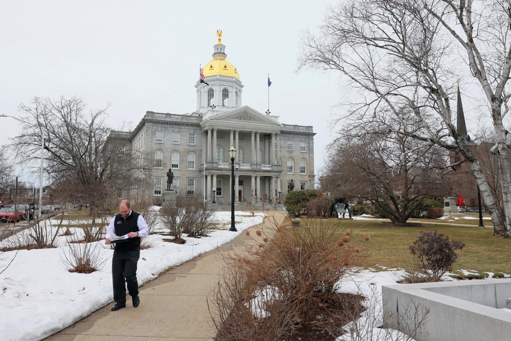 New Hampshire State House, the state capitol building of New Hampshire.