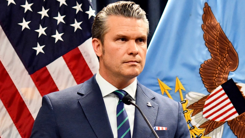 Secretary of Defense Pete Hegseth.
